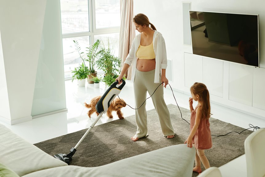 vacuuming asthma trigger reduction