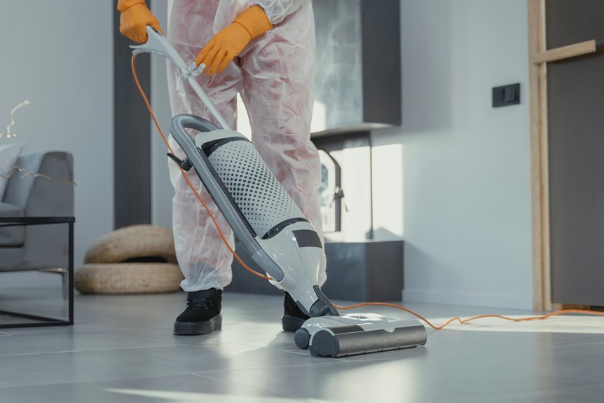 vacuuming improves indoor air